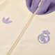 Real Madrid 24/25 Men's Originals White Long Zip Jacket