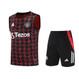 Manchester United 24/25 Men's Red-Black Pre-Match Tank Top