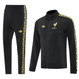 Mexico 2025 Men's Gold Black Long Zip Jacket