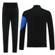 Chelsea 24/25 Men's Black-Blue Long Zip Jacket