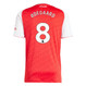 ØDEGAARD #8 Arsenal 25/26 Stadium Men's Home Shirt - PL Font