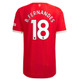 B.FERNANDES #18 Men's 21/22 Authentic Manchester United Home Shirt