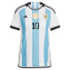 MESSI #10 Argentina 2022 Winners Women's Home Shirt