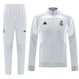 Real Madrid 25/26 Men's Gray Long Zip Jacket