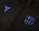 Barcelona 25/26 Men's Black Long Zip Windbreaker