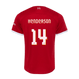 HENDERSON #14 Liverpool 23/24 Authentic Men's Home Shirt - LFC Font