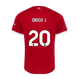 DIOGO J. #20 Liverpool 23/24 Authentic Men's Home Shirt - PL Font