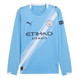 FODEN #47 Manchester City 25/26 Men's Home Long Sleeve Shirt - PL Font