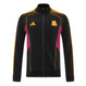 AS Roma 25/26 Men's Black Long Zip Jacket