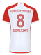 GORETZKA #8 Bayern Munich 23/24 Stadium Men's Home Shirt