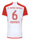 KIMMICH #6 Bayern Munich 23/24 Stadium Men's Home Shirt