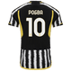 POGBA #10 Juventus 23/24 Stadium Men's Home Shirt