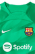 Barcelona 23/24 Kid's Green Goalkeeper Shirt and Shorts