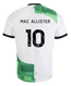 MAC ALLISTER #10 Liverpool 23/24 Stadium Men's Away Shirt - PL Font