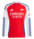 SAKA #7 Arsenal 24/25 Men's Home Long Sleeve Shirt - Arsenal Font