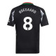 ØDEGAARD #8 Arsenal 24/25 Kid's Away Shirt and Shorts - PL Font