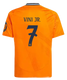 VINI JR #7 Real Madrid 24/25 Kid's Away Shirt and Shorts