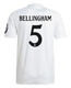 BELLINGHAM #5 Real Madrid 24/25 Authentic Men's Home Shirt