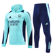 Arsenal 24/25 Men's Turquoise Hoodie Tracksuit