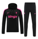 Chelsea 24/25 Men's Black Hoodie Tracksuit