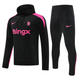 Chelsea 24/25 Men's Black Hoodie Tracksuit