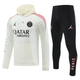 Paris Saint-Germain 24/25 Men's White Hoodie Tracksuit