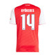 GYÖKERES #14 Arsenal 25/26 Kid's Home Mini-Kit - Arsenal Font
