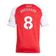 ØDEGAARD #8 Arsenal 25/26 Kid's Home Mini-Kit - PL Font
