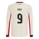ISAK #9 Liverpool 25/26 Men's Away Long Sleeve Shirt - Liverpool Font