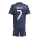 VINI JR #7 Real Madrid 25/26 Kid's Away Mini-Kit
