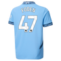 FODEN #47 Manchester City 24/25 Kid's Home Shirt and Shorts - PL Font