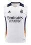 Real Madrid 24/25 Men's White Training Tank Top