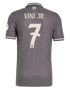 VINI JR #7 Real Madrid 24/25 Authentic Men's Third Shirt
