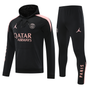 Paris Saint-Germain 24/25 Men's Black Hoodie Tracksuit