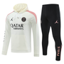 Paris Saint-Germain 24/25 Men's White Hoodie Tracksuit