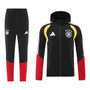 Germany 2026 Men's Black Long Zip Windbreaker