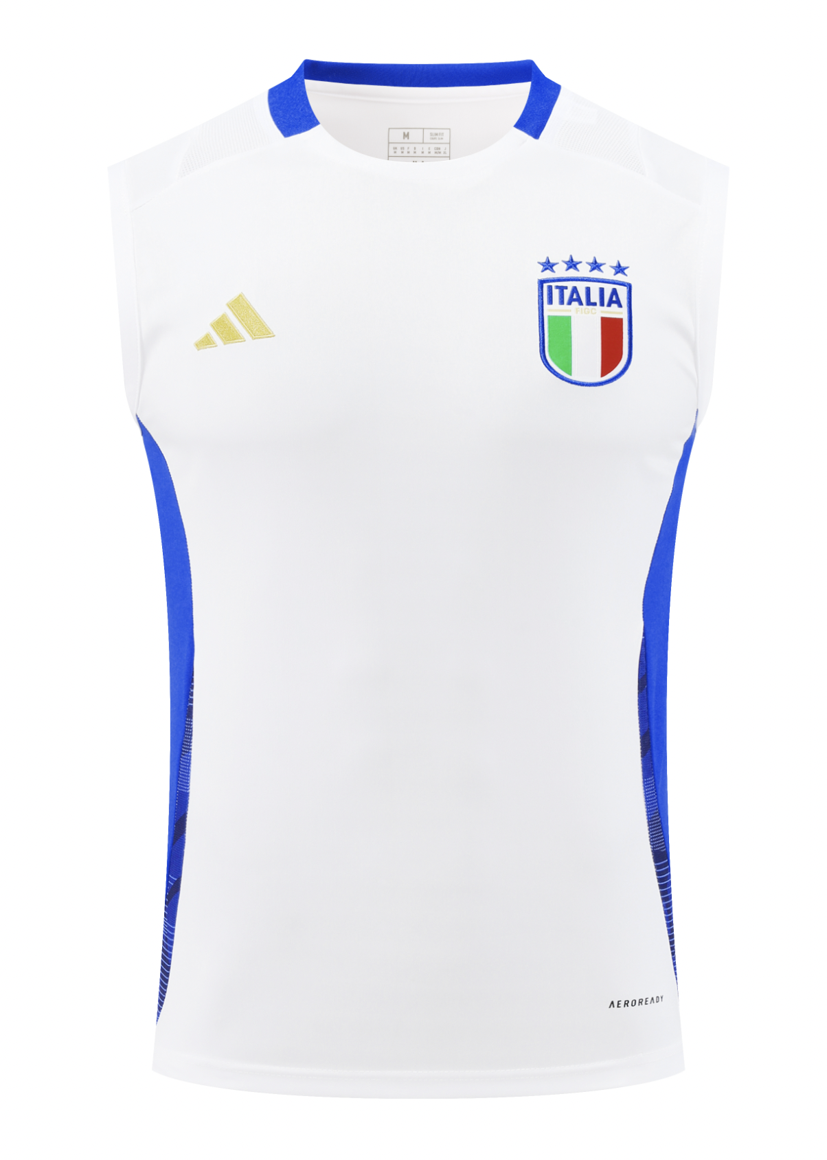 Italy 2024 Men's White Training Tank Top