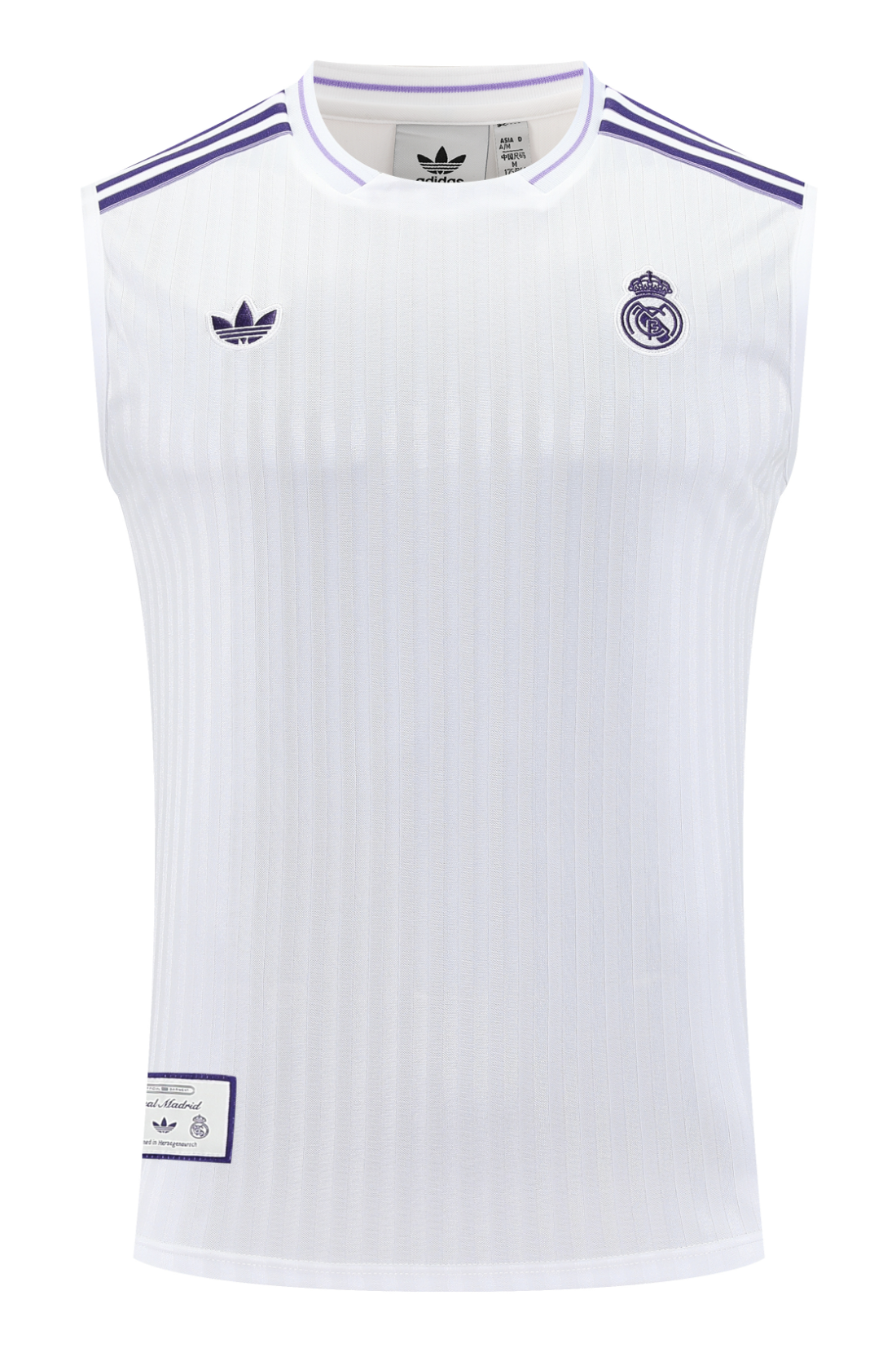 Real Madrid 25/26 Men's White Terrace Icon Tank Top