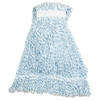 Genuine Joe Blue Stripes Hygrade Rayon Mophead - Rayon