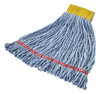 16 OZ WEB FOOT? BLEND SHRINKLESS? WET MOP, 5 IN HEADBAND, BLUE