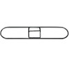 Wilen Swivel Snap Dust Mop Metal Wire Frame, 5" x 48
