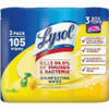 Lysol Disinfecting Wipes, Lemon-Lime Blossom Scent, 35 Wipes Per Canister, Pack Of 3 Canisters