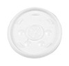 Dart Plastic Lids for 12-oz. Hot/Cold Foam Cups Slip-Thru Lid WE 1000/Carton