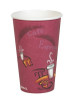 Solo Paper Hot Cups 16 Oz. Maroon Carton Of 300