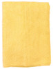 Wilen Standard Duty Microfiber Cloths, 16", Yellow, Pack Of 12