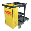 Rubbermaid 17388BLA Rubbermaid Janitor Cart 361690