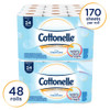 Cottonelle Ultra Soft Bath Tissue - 1 Ply - 4.20" x 4" - 12 Rolls Per Pack - 4 / Carton