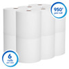 Scott 1-Ply Hard Roll Paper Towels, 8" x 950', Pack Of 6 Rolls