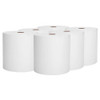 Scott Professional 40% Recycled 1-Ply Paper Towel Rolls, 8" x 950', White, Case Of 6 Rolls