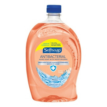 Softsoap Antibacterial/Moisturizing Liquid Soap, 56 Oz. Pump